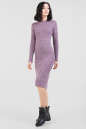 Повседневное платье футляр фрезового цвета 2431-1.31 No1|интернет-магазин vvlen.com