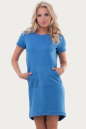 Повседневное спортивное платье бирюзового цвета 6005|интернет-магазин vvlen.com