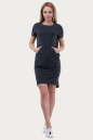Летнее спортивное платье темно-серого цвета 6005 No1|интернет-магазин vvlen.com