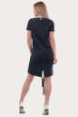 Летнее спортивное платье темно-серого цвета 6005 No3|интернет-магазин vvlen.com