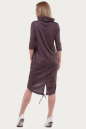 Спортивное платье  бордового цвета 6006 No1|интернет-магазин vvlen.com