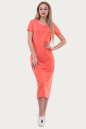 Спортивное платье  оранжевого цвета 6002-2|интернет-магазин vvlen.com