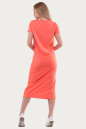 Спортивное платье  оранжевого цвета 6002-2 No2|интернет-магазин vvlen.com