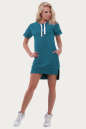 Спортивное платье  голубого цвета 6004 No1|интернет-магазин vvlen.com