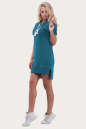 Спортивное платье  голубого цвета 6004 No2|интернет-магазин vvlen.com