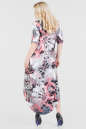 Платье оверсайз серого с розовым цвета 2424-3.6 No3|интернет-магазин vvlen.com