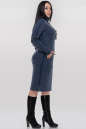 Повседневное платье гольф темно-синего цвета 2750-1.106 No1|интернет-магазин vvlen.com