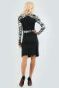 Офисное платье футляр черного цвета 794.2 No2|интернет-магазин vvlen.com