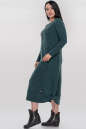 Платье трапеция зеленого цвета 2859.106  No1|интернет-магазин vvlen.com