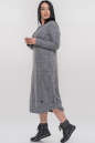 Платье трапеция серого цвета 2859.106  No1|интернет-магазин vvlen.com