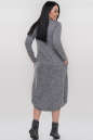 Платье трапеция серого цвета 2859.106  No2|интернет-магазин vvlen.com