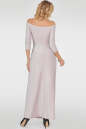 Вечернее платье с открытыми плечами серебристо-розового цвета 2790.98 No2|интернет-магазин vvlen.com