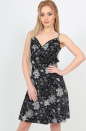 Летнее платье-комбинация черного цвета 460.17 No0|интернет-магазин vvlen.com