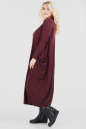 Платье оверсайз бордового цвета 2675.17 No4|интернет-магазин vvlen.com