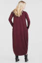 Платье оверсайз бордового цвета 2675.17 No5|интернет-магазин vvlen.com