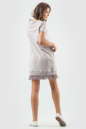 Спортивное платье  светло-серого цвета 6001-2 No2|интернет-магазин vvlen.com