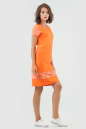Спортивное платье  оранжевого цвета 6003-3 No1|интернет-магазин vvlen.com