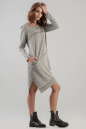 Спортивное платье  серого цвета 2621.97 No1|интернет-магазин vvlen.com