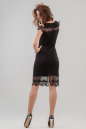 Коктейльное платье футляр черного цвета 2634.47 No3|интернет-магазин vvlen.com