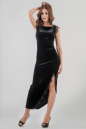 Вечернее платье футляр черного цвета 2635.26 No1|интернет-магазин vvlen.com