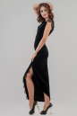 Вечернее платье футляр черного цвета 2635.26 No3|интернет-магазин vvlen.com