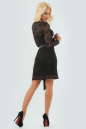 Коктейльное платье футляр черного цвета 840.12 No1|интернет-магазин vvlen.com