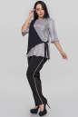 Блуза  серебристого цвета 2870.128 No2|интернет-магазин vvlen.com