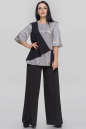 Блуза  серебристого цвета 2870.128 No5|интернет-магазин vvlen.com