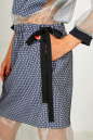 Клубное платье с расклешённой юбкой бирюзового цвета kl  185 No6|интернет-магазин vvlen.com