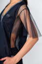 Женский костюм с юбкой-брюки темно-синего цвета kl  186-187 No4|интернет-магазин vvlen.com