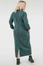 Платье рубашка зеленого цвета 2677-1.105  No2|интернет-магазин vvlen.com