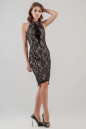 Коктейльное платье футляр черного цвета 1248.32 No1|интернет-магазин vvlen.com
