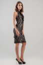 Коктейльное платье футляр черного цвета 1248.32 No2|интернет-магазин vvlen.com