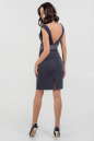 Коктейльное платье футляр серого цвета 1251.5 No1|интернет-магазин vvlen.com