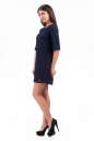 Повседневное платье футляр темно-синего цвета 2232.75-3 No2|интернет-магазин vvlen.com