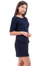 Повседневное платье футляр темно-синего цвета 2227.75-3 No0|интернет-магазин vvlen.com