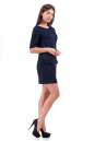 Повседневное платье футляр темно-синего цвета 2227.75-3 No1|интернет-магазин vvlen.com