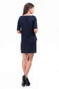 Повседневное платье футляр темно-синего цвета 2227.75-3 No3|интернет-магазин vvlen.com