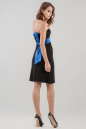 Коктейльное платье с открытыми плечами черного цвета 653-1.2 No2|интернет-магазин vvlen.com