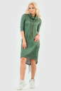 Спортивное платье  зеленого цвета 6006 No0|интернет-магазин vvlen.com