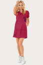 Спортивное платье  малинового цвета 2250.67 No1|интернет-магазин vvlen.com