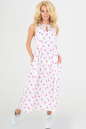 Летнее платье балахон белого цвета 2540.84|интернет-магазин vvlen.com