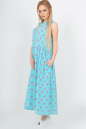 Летнее платье оверсайз мятного цвета 2540.84 No1|интернет-магазин vvlen.com