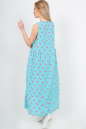 Летнее платье оверсайз мятного цвета 2540.84 No3|интернет-магазин vvlen.com