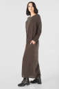 Платье оверсайз коричневого цвета it 227 No2|интернет-магазин vvlen.com