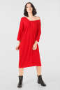 Платье оверсайз красного цвета it 231 No0|интернет-магазин vvlen.com