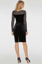 Коктейльное платье футляр черного цвета 2755.26 No2|интернет-магазин vvlen.com