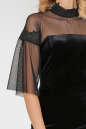 Коктейльное платье футляр черного цвета 2757.26 No1|интернет-магазин vvlen.com