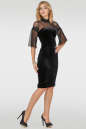 Коктейльное платье футляр черного цвета 2757.26 No2|интернет-магазин vvlen.com