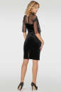 Коктейльное платье футляр черного цвета 2757.26 No3|интернет-магазин vvlen.com